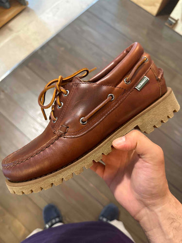 SEBAGO CAMPSIDES ACADIA 70015M0 BROWN CINNAMON OUTDOOR MOCCASIN - Shoelosophy