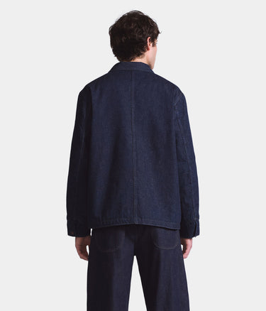 LEVI'S BLUE TAB NAVAL SACK COAT 0033U-0000 BRIGHT RINSED SELVEDGE DENIM