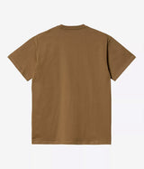 CARHARTT WIP CHASE T-SHIRT I026391 HAMILTON BROWN - Shoelosophy