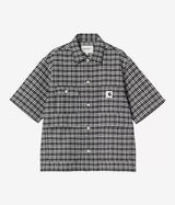 CARHARTT WIP WOMENS MICHIGAN SHIRT I036277 CHECK BLACK - Shoelosophy