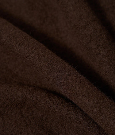 UNIVERSAL WORKS ZIP BOMBER WOOL FLEECE 00018 BROWN - Shoelosophy