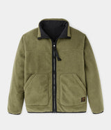 FILSON REVERSIBLE FLEECE FLEECE JACKET RISTOP WR FMCPS0143 DARK OLIVE DRABV - Shoelosophy
