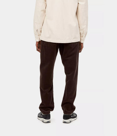 CARHARTT NEWEL PANT I027232 VELOURS CÔTELÉ TABAC RINÇÉ - Shoelosophy