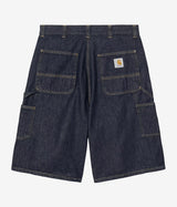 CARHARTT WIP OG DOUBLE KNEE SHORT I036590 BLUE RINSED - Shoelosophy