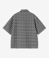 CARHARTT WIP WOMENS MICHIGAN SHIRT I036277 CHECK BLACK - Shoelosophy