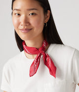 LEVI'S PAISLEY BANDANA 77138-0632 TRUE RED - Shoelosophy