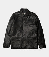 SCHOTT NY BLACK LC BRAKEMAN LAMBSKIN LEATHER JACKET - Shoelosophy