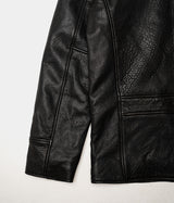 SCHOTT NY BLACK LC BRAKEMAN LAMBSKIN LEATHER JACKET - Shoelosophy