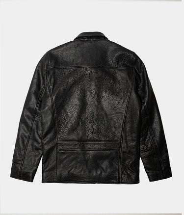 SCHOTT NY BLACK LC BRAKEMAN LAMBSKIN LEATHER JACKET - Shoelosophy