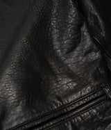 SCHOTT NY BLACK LC BRAKEMAN LAMBSKIN LEATHER JACKET - Shoelosophy