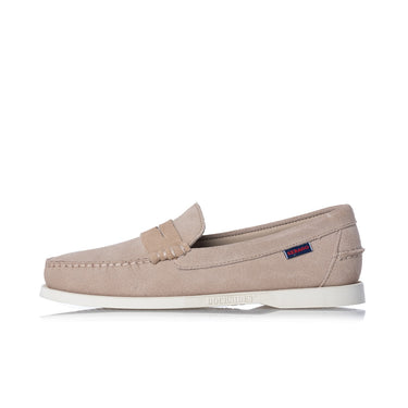 SEBAGO DOCKSIDES DAN BOAT FLESH OUT BEIGE CAMEL MOCASSINS HOMME DAIM