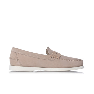 SEBAGO DOCKSIDES DAN BOAT FLESH OUT BEIGE CAMEL MOCASSINS HOMME DAIM