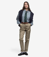 SEBAGO OAKLAND POP SHIRT 751273W GRÜNE WEIßE STREIFEN - Shoelosophy