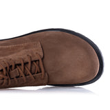 ビルケンシュトック ハイウッド レース ミッド 1030965 ダークティー スエード レザー - Shoelosophy