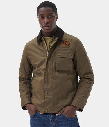 BARBOUR INTERNATIONAL STEVE McQUEEN WORKERS WAX JACKET SAND