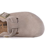 BIRKENSTOCK BOSTON BS SANDCASTLE 1030883 MADE IN GERMANY SUEDE LEATHER - Shoelosophy