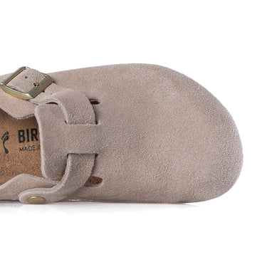 BIRKENSTOCK BOSTON BS SANDCASTLE 1030883 MADE IN GERMANY SUEDE LEATHER - Shoelosophy