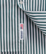 SEBAGO OAKLAND POP SHIRT 751273W GRÜNE WEIßE STREIFEN - Shoelosophy