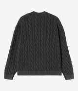 CARHARTT WIP CARTER SWEATER I035179 SCHWARZ STÜCKGEFÄRBT - Shoelosophy