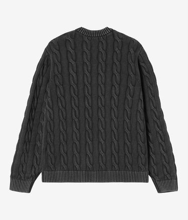 CARHARTT WIP CARTER SWEATER I035179 SCHWARZ STÜCKGEFÄRBT - Shoelosophy