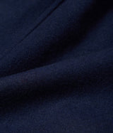 UNIVERSAL WORKS ACCOUNT COAT 31104 NAVY CAPPOTTO UOMO LOOSE FIT - Shoelosophy