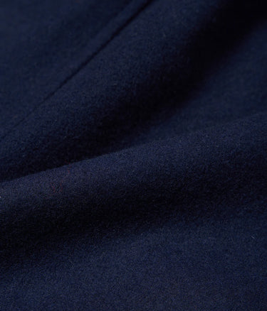UNIVERSAL WORKS ACCOUNT COAT 31104 NAVY CAPPOTTO UOMO LOOSE FIT - Shoelosophy