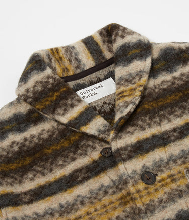 UNIVERSAL WORKS NEW YORK CARDIGAN MERINO MIX FAIRISLE - Shoelosophy
