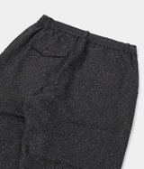 UNIVERSAL WORKS OXFORD PANT LEVISHAM WOOL MIX 31157 BLACK - Shoelosophy