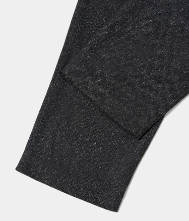 UNIVERSAL WORKS OXFORD PANT LEVISHAM WOOL MIX 31157 BLACK - Shoelosophy