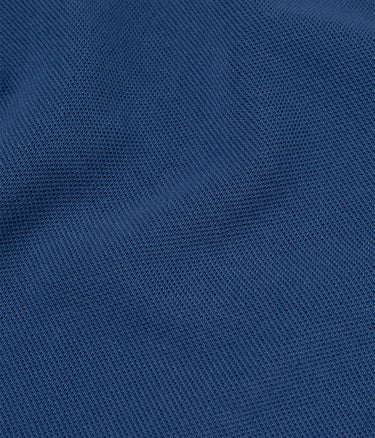 UNIVERSAL WORKS VACATION POLO PIQUET BLUE - Shoelosophy