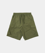 UNIVERSAL WORKS PARACHUTE SHORT 34148 RECYCLED POLY TECH OLIVE - Shoelosophy