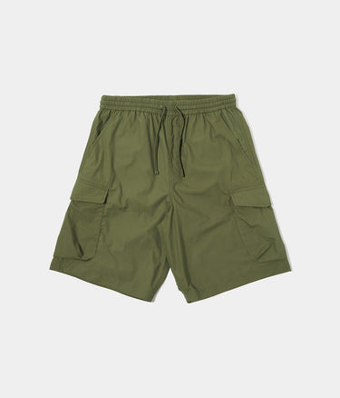 UNIVERSAL WORKS PARACHUTE SHORT 34148 RECYCLED POLY TECH OLIVE - Shoelosophy