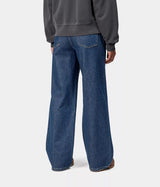 CARHARTT WIP WOMENS JANE PANT I030497 BLUE STONE WASHED - Shoelosophy