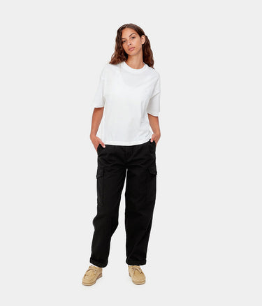 CARHARTT WIP WOMENS CHESTER T-SHIRT I030656 WHITE - Shoelosophy