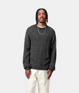 CARHARTT WIP CARTER SWEATER I035179 SCHWARZ STÜCKGEFÄRBT - Shoelosophy