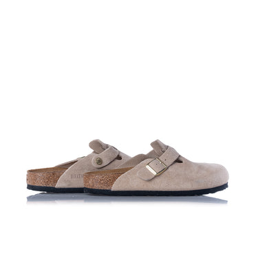 BIRKENSTOCK BOSTON BS SANDCASTLE 1030883 MADE IN GERMANY SUEDE LEATHER - Shoelosophy