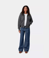 CARHARTT WIP WOMENS JANE PANT I030497 BLUE STONE WASHED - Shoelosophy