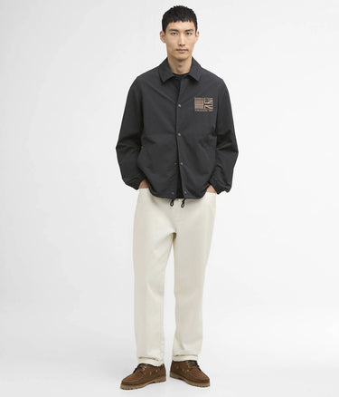 BARBOUR INTERNATIONAL STEVE McQUEEN COACH VESTE CASUAL MCA1101-BK11 NOIR - Shoelosophy