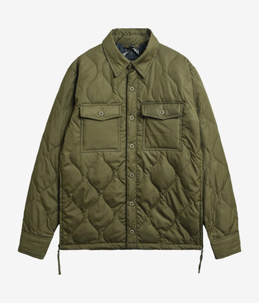 TAION UNISEX MILITARY SHIRT JACKET DARK OLIVE