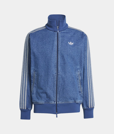 ADIDAS ORIGINALS DENIM FIREBIRT TRACK TOP JC6233 MEDIUM BLUE - Shoelosophy