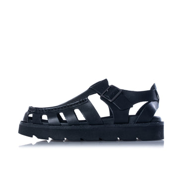 CLARKS ORIGINALS MEARE BUCKLE BLACK LEATHER - Shoelosophy