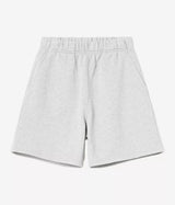 CARHARTT WIP WOMENS BRENTA SWEAT SHORT I036292 ASH HEATHER HEAVY STONE WASHED - Shoelosophy