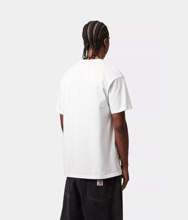 CARHARTT WIP CHASE T-SHIRT I026391 WHITE - Shoelosophy