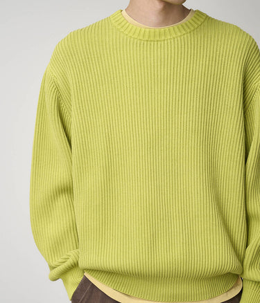 PULL EN COTON GRAMICCI G5FU-J023 VERT BRUME - Shoelosophy