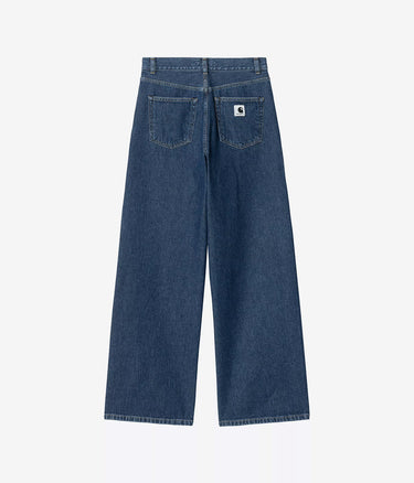 CARHARTT WIP WOMENS JANE PANT I030497 BLUE STONE WASHED - Shoelosophy