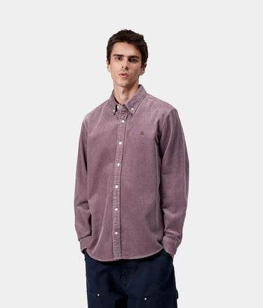 CARHARTT WIP MADISON CORD SHIRT I029958 PHLOX - Shoelosophy