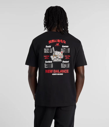 NEW BALANCE RAMEN T-SHIRT MT61H51D NOIR - Shoelosophy