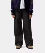 CARHARTT WIP WOMENS JANE PANT I030497 BLACK RINSED - Shoelosophy