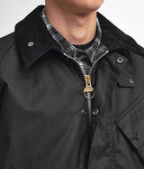 BARBOUR INTERNATIONAL A7 PACEMASTER WAX JACKET MWX2379 BK71 SCHWARZ - Shoelosophy