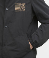 BARBOUR INTERNATIONAL STEVE McQUEEN COACH VESTE CASUAL MCA1101-BK11 NOIR - Shoelosophy